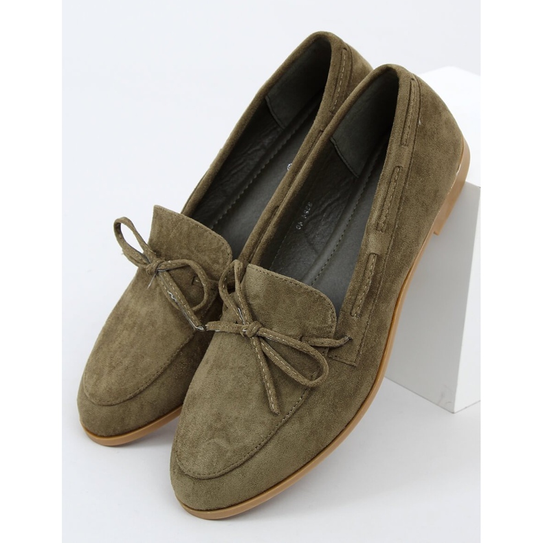 Mocassini classici da donna verdi 3394 Green verde 1