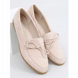 Mocassini classici da donna beige 3394 Beige 1