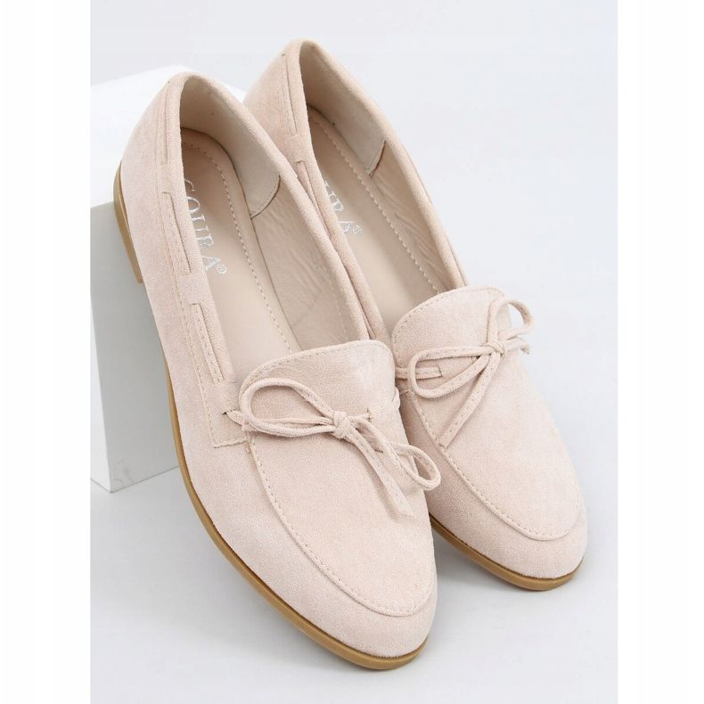Mocassini classici da donna beige 3394 Beige 1