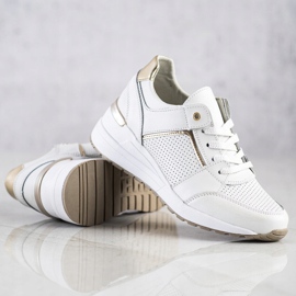 Filippo Scarpe sportive in pelle bianca 1