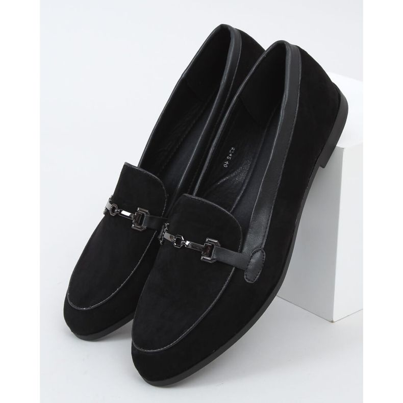 Mocassini da donna neri 8742 Black nero 1