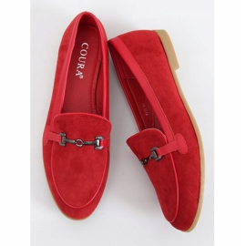 Mocassini da donna rossi 8742 Red rosso 1