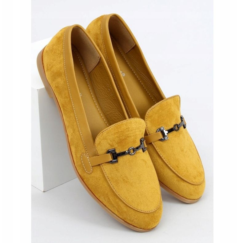 Mocassini da donna senape 8742 Giallo 1