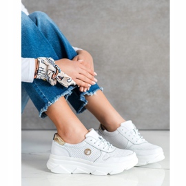 Filippo Sneakers in pelle sulla piattaforma bianca 1