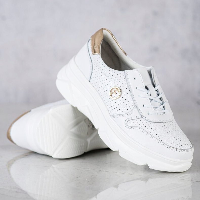 Filippo Sneakers in pelle sulla piattaforma bianca 2