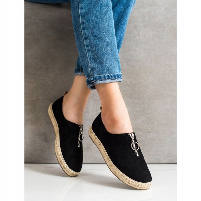 Cm Paris Espadrillas Nere Con Cerniera beige nero 1