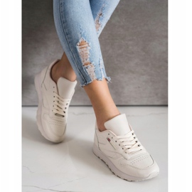 SHELOVET Scarpe da ginnastica classiche beige 2