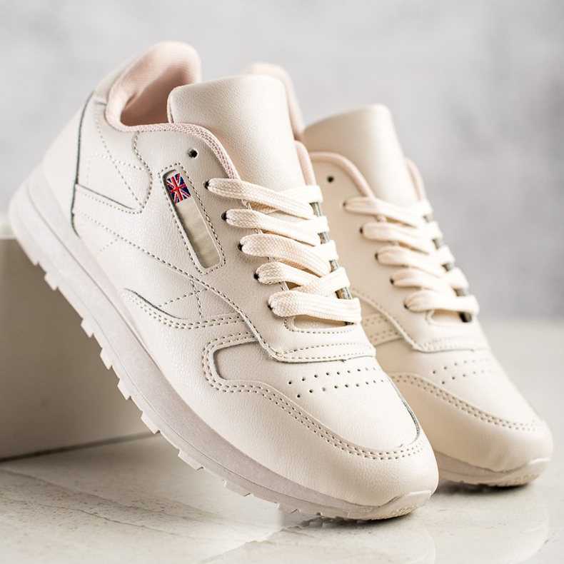 SHELOVET Scarpe da ginnastica classiche beige 1