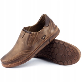 Polbut Slip-on da uomo J51 marrone 2