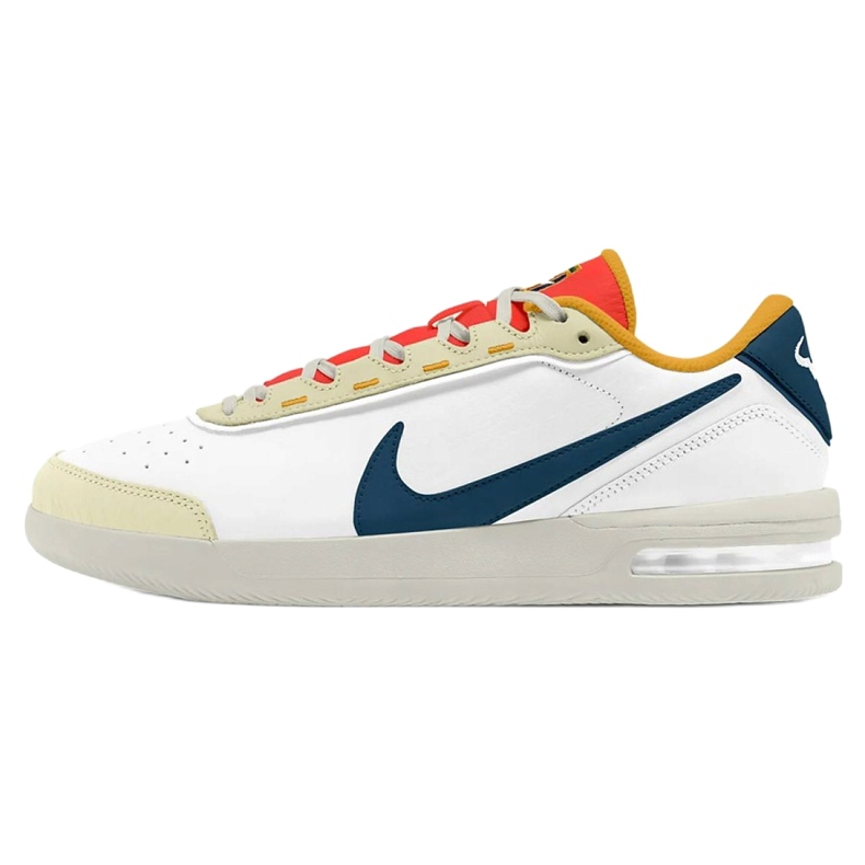 Nike Air Max Vapor Wing Premium bianca CT3890 102 scarpa da uomo bianco blu navy arancia grigio giallo 6