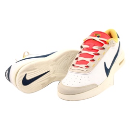 Nike Air Max Vapor Wing Premium bianca CT3890 102 scarpa da uomo bianco blu navy arancia grigio giallo 3