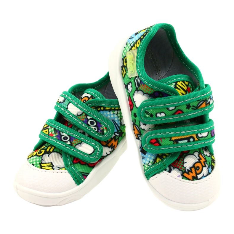 Befado Velcro Sneakers Bang 907P122 multicolore verde 4
