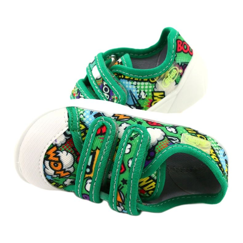 Befado Velcro Sneakers Bang 907P122 multicolore verde 3