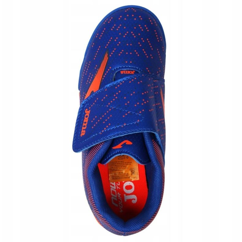 Scarpe da calcio Joma Xpander 2104 Tf Jr XPJS2104TFV nero, blu, arancione blu 1
