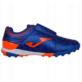 Scarpe da calcio Joma Xpander 2104 Tf Jr XPJS2104TFV nero, blu, arancione blu 2