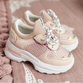 FRROCK Scarpe sportive per bambini Matylda rosa 1