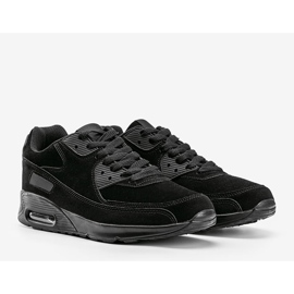 Sneakers sportive da uomo nere Trever nero 1