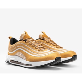 Sneakers sportive da uomo Keyon dorate d'oro 1