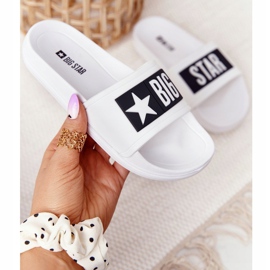 Pantofole per bambini Big Star DD374151 Bianco bianca 1
