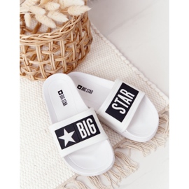 Pantofole per bambini Big Star DD374151 Bianco bianca 2