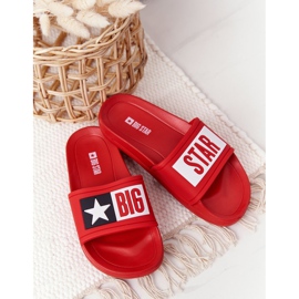 Pantofole per bambini Big Star DD374153 Rosse rosso 2