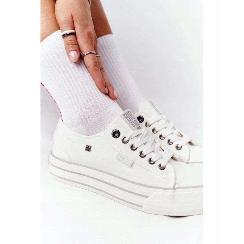 Sneakers da donna On the Big Star HH274052 Piattaforma bianca 1