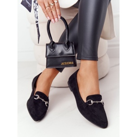 Mocassini Donna Sergio Leone MK711 Scamosciato Nero 2