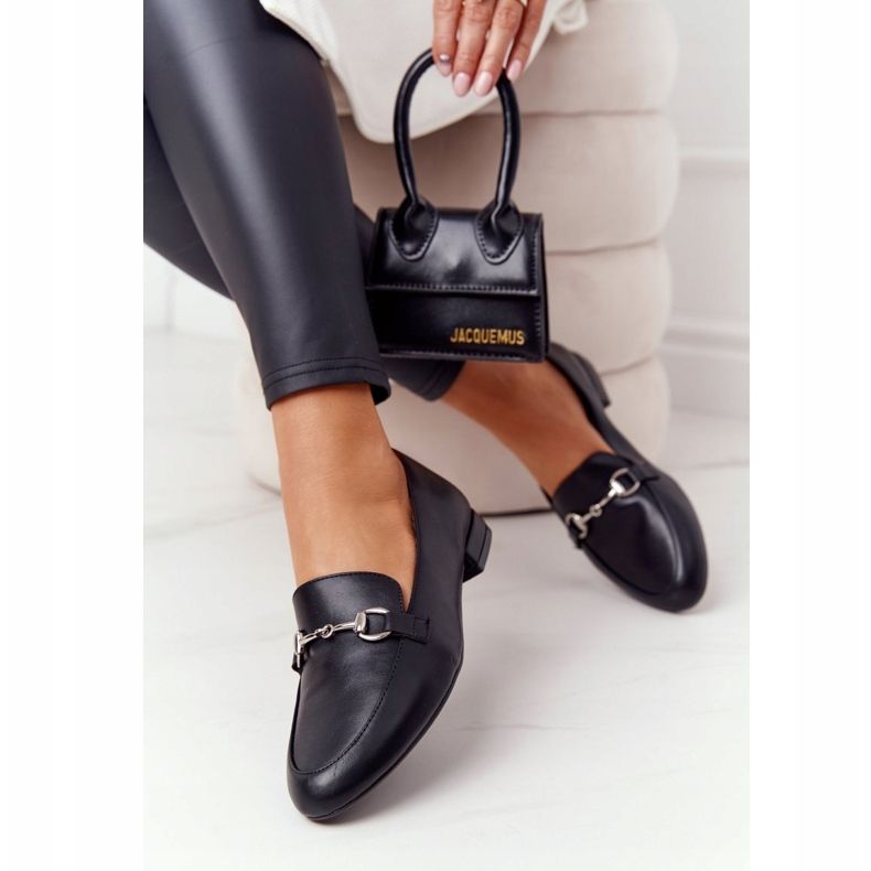 Mocassini da donna Sergio Leone MK733 Nero 2