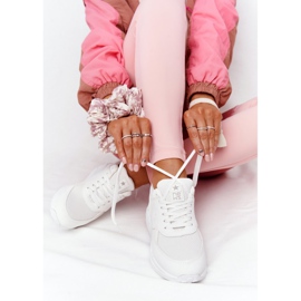 NEWS Sneakers con zeppa da donna bianche Avery bianco 2