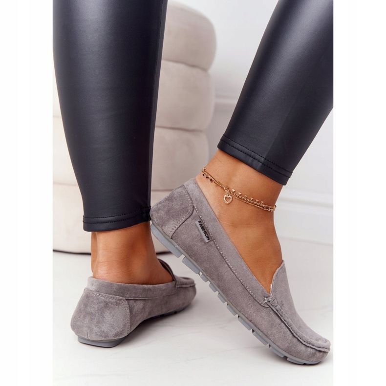 PH1 Mocassini Donna Scamosciati Grigio San Marino 1