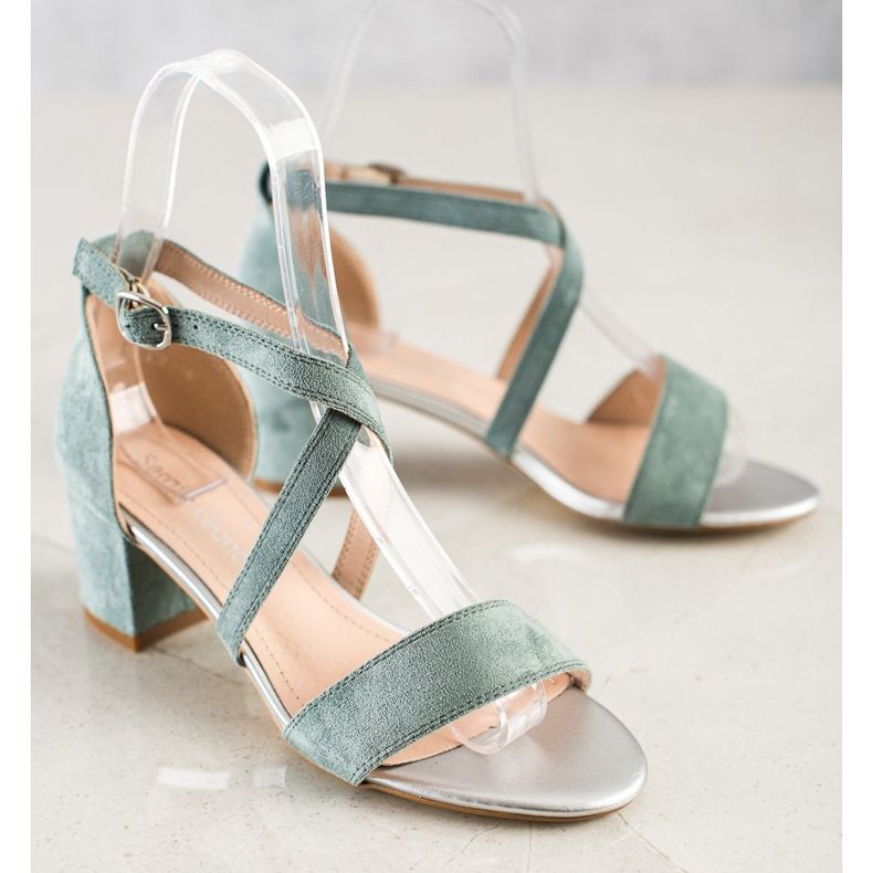 Sandali con cinturino Sergio Leone multicolore blu 1