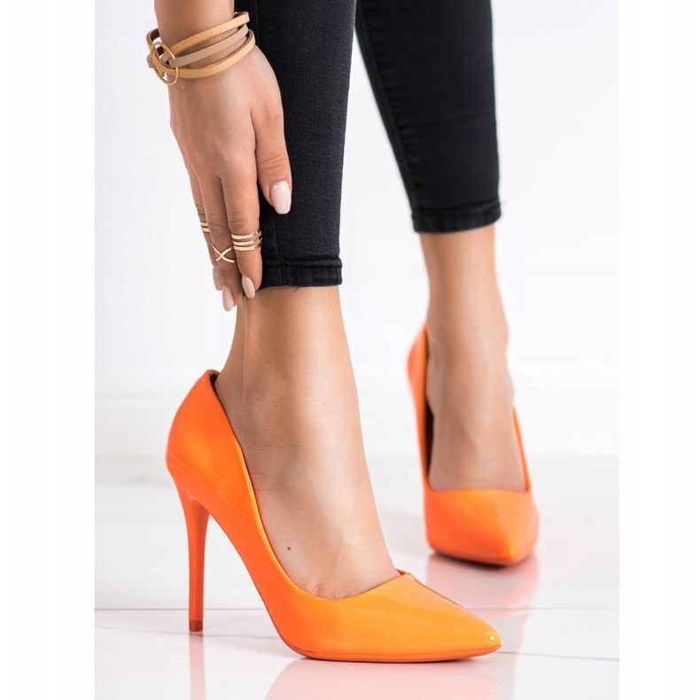 SHELOVET Tacchi Alti Alla Moda arancia 1