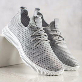 SHELOVET Comode scarpe da ginnastica slip-on grigio 1