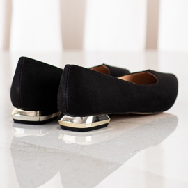 Filippo Décolleté Con Tacco Decorativo nero 1