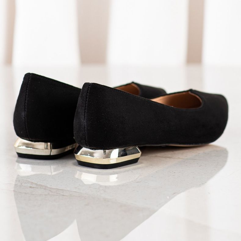 Filippo Décolleté Con Tacco Decorativo nero 1