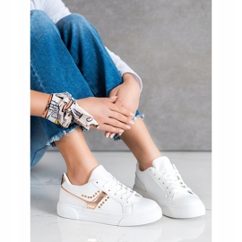 SHELOVET Scarpe sportive bianche casual bianco 1