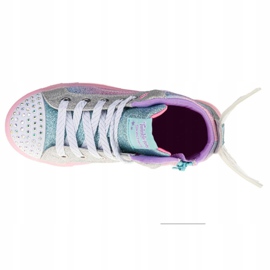 Scarpa Skechers Shuffle Brights Glimmer Wings W 20254L-LBMT rosa multicolore 2