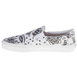 Scarpe Vans Classic Slip-On U VN0A4BV31IU bianca nero 1