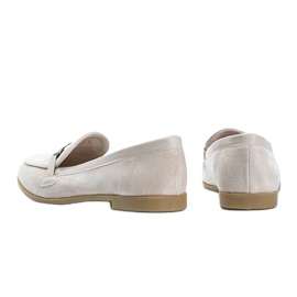 Mocassino Juliette in ecopelle beige 1