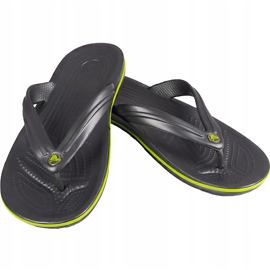 Pantofole Crocs Crocband Flip verde grafite 11033 OA1 multicolore 1