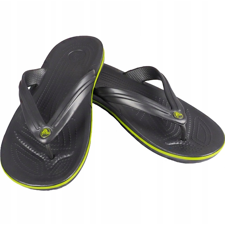 Pantofole Crocs Crocband Flip verde grafite 11033 OA1 multicolore 1