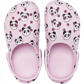 Crocs for kids Zoccolo classico con stampa Panda rosa chiaro 206999 6GD 1