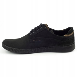 KOMODO Scarpe casual da uomo 848 nere marrone nero 2