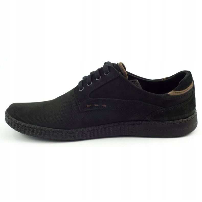 KOMODO Scarpe casual da uomo 848 nere marrone nero 2