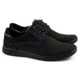 KOMODO Scarpe casual da uomo 848 nere marrone nero 3