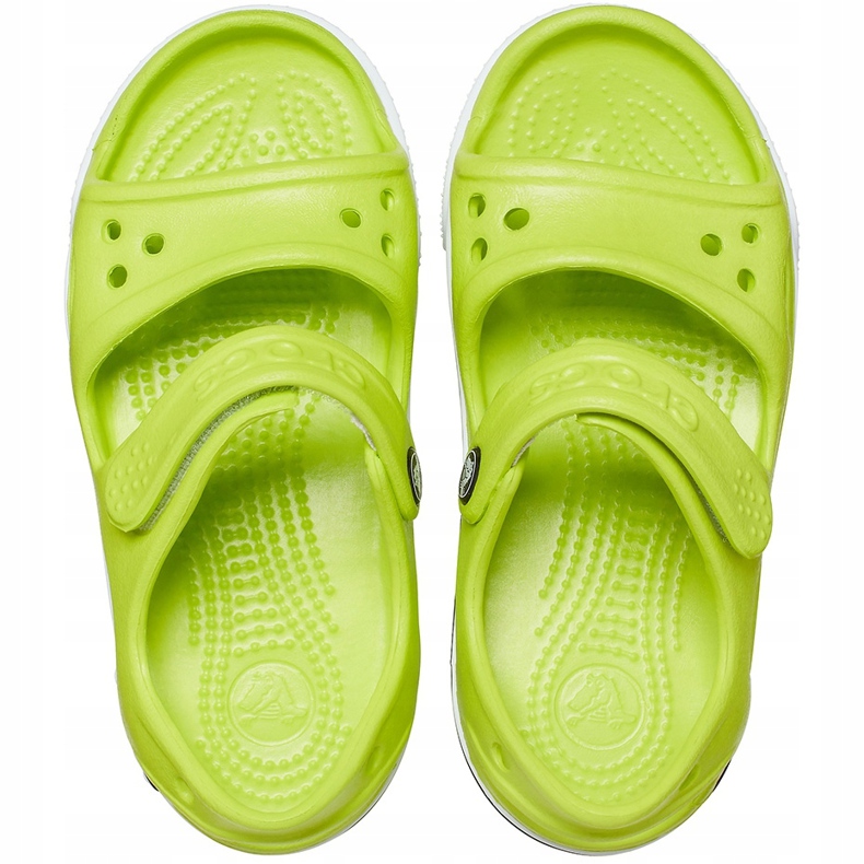 Sandali Crocs per bambini Crocband Ii Sandalo lime-nero 14854 3T3 verde 1