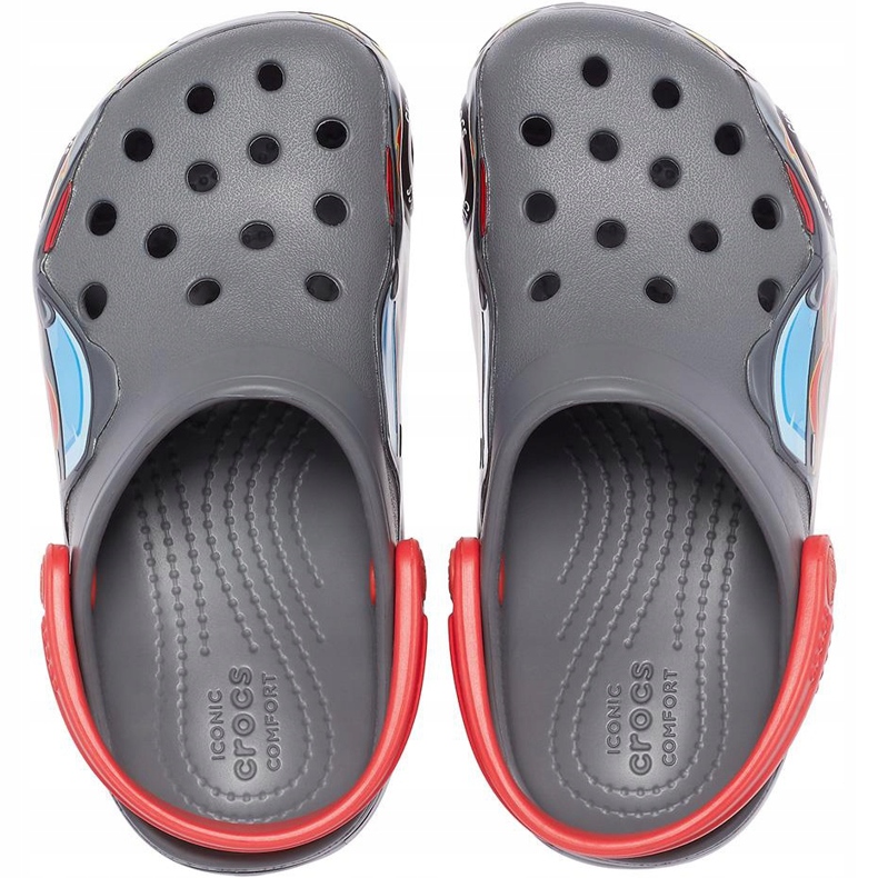 Crocs kids Fl Truck Band Zoccolo grigio 207 074 0DA multicolore 1