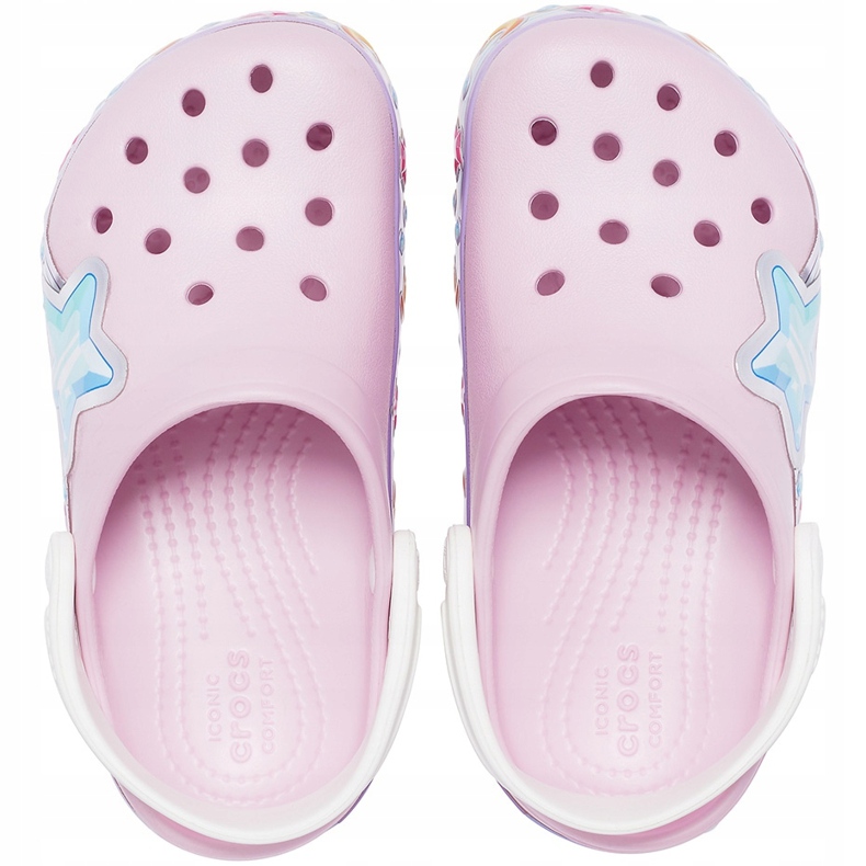 Crocs for kids Zoccolo Fl Star Band rosa 207075 6GD 1