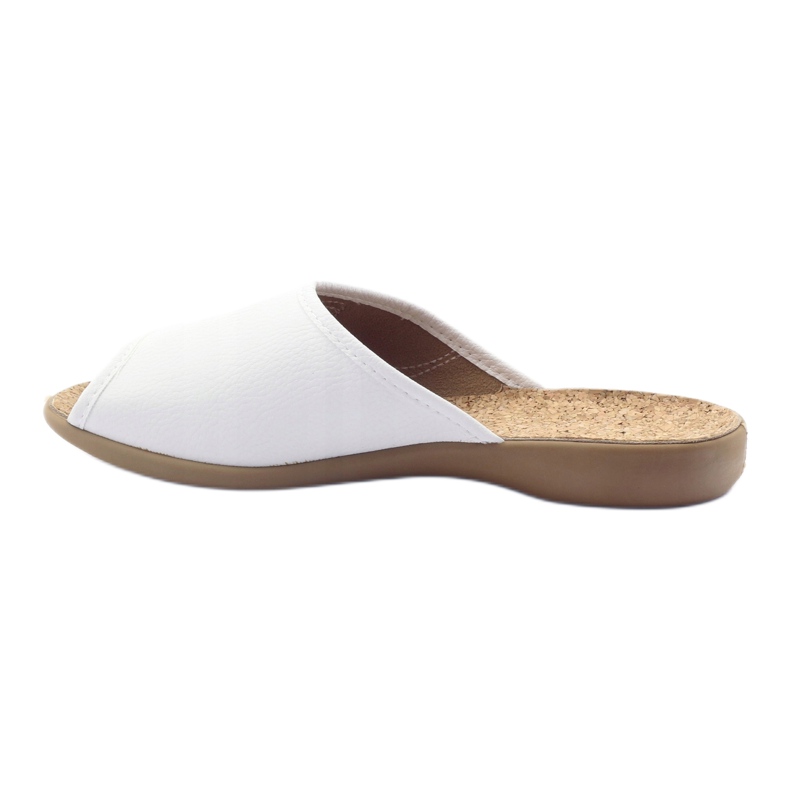 Pantofole scarpe da donna Befado 254d058 pantofole bianco 2