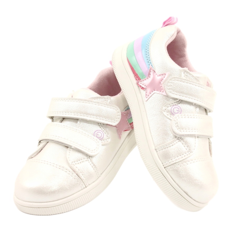Evento Scarpe sportive per ragazze con una stella 21dz23-3904 bianca 7